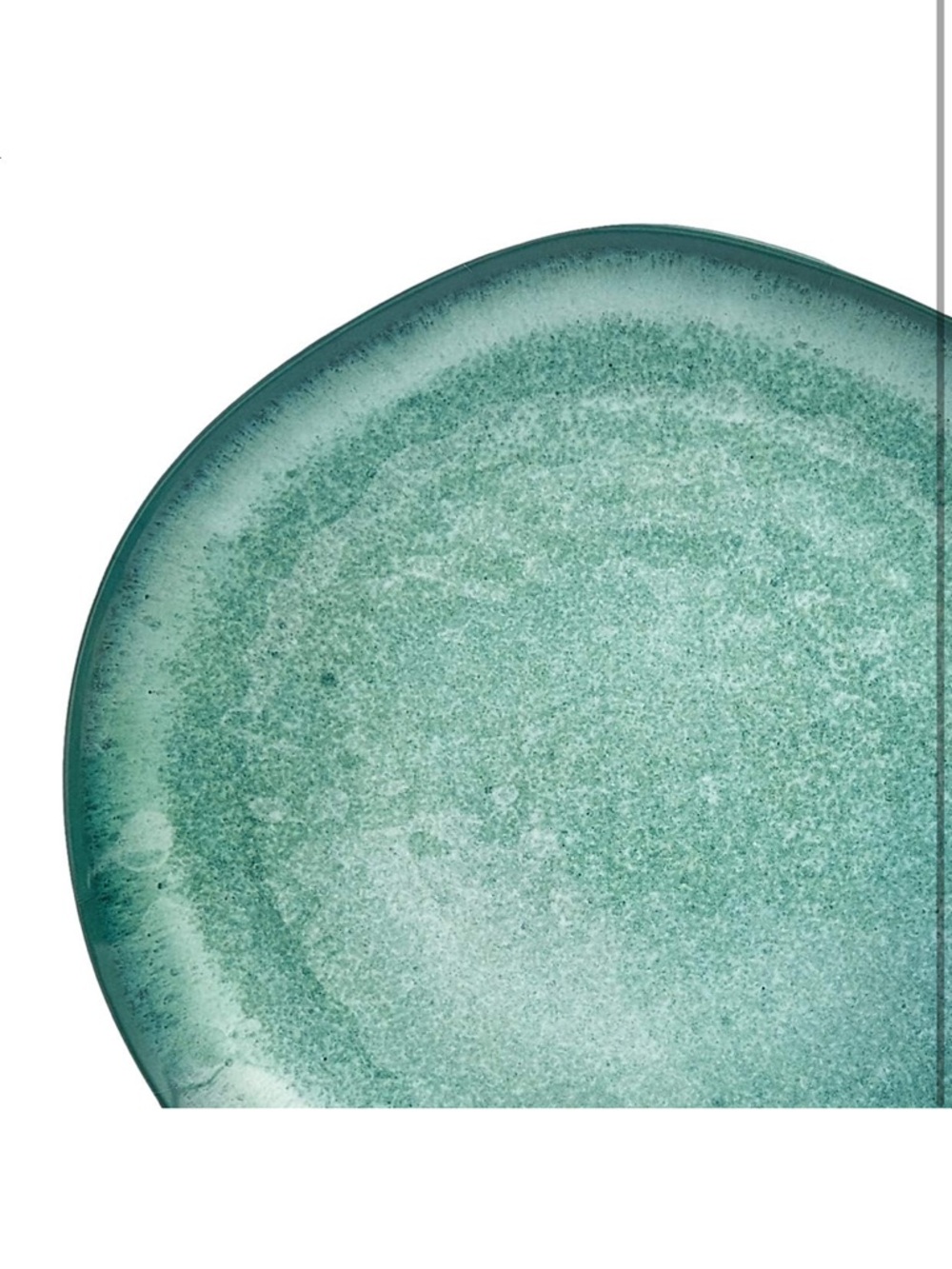Teal Glaze 12-Piece Melamine Dinnerware Set - Picture 6 of 7